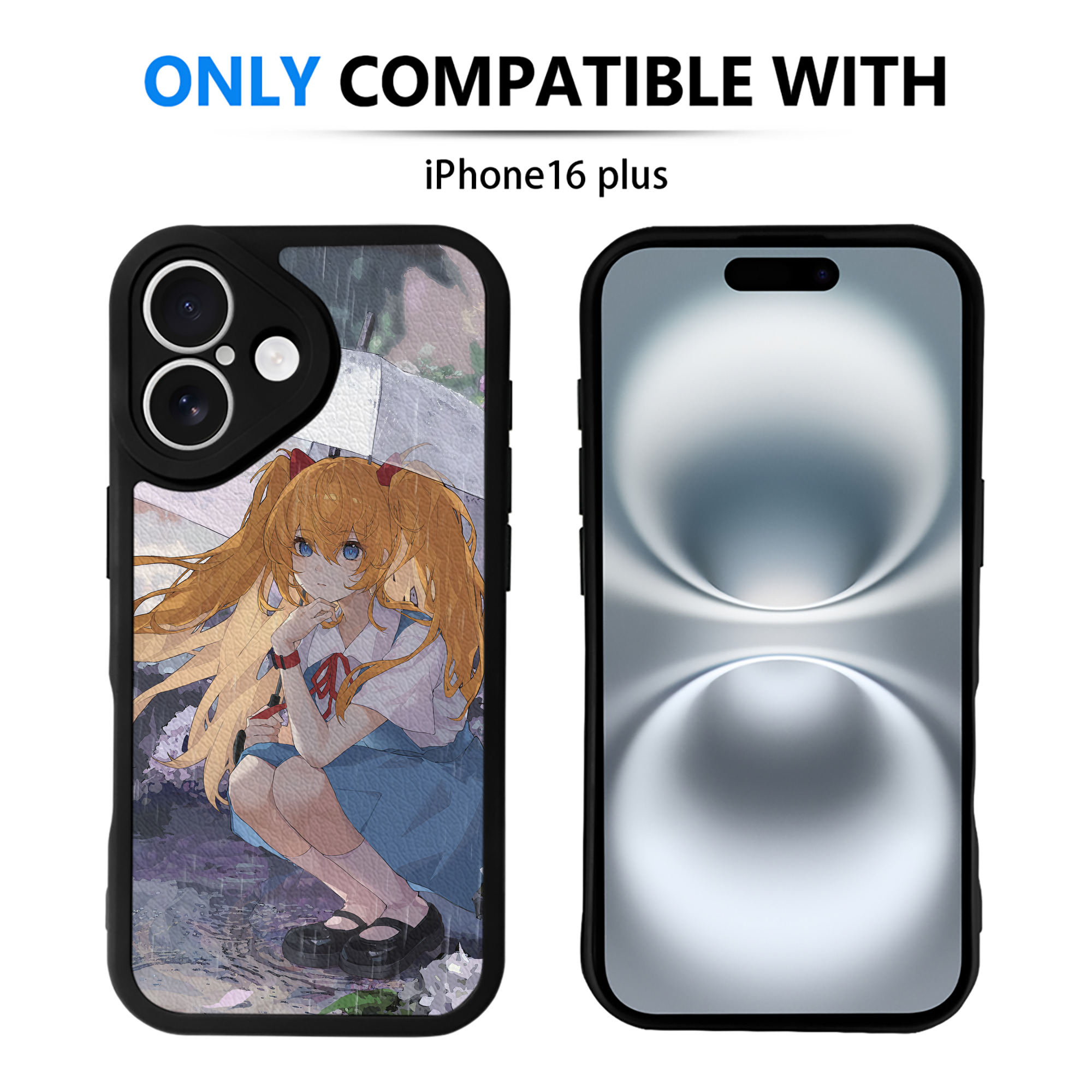 （画像用） EVA 新世紀エヴァンゲリオン 【iPhone 16シリーズ対応】シリコンスマホケース（レザー調） 材質：シリコン